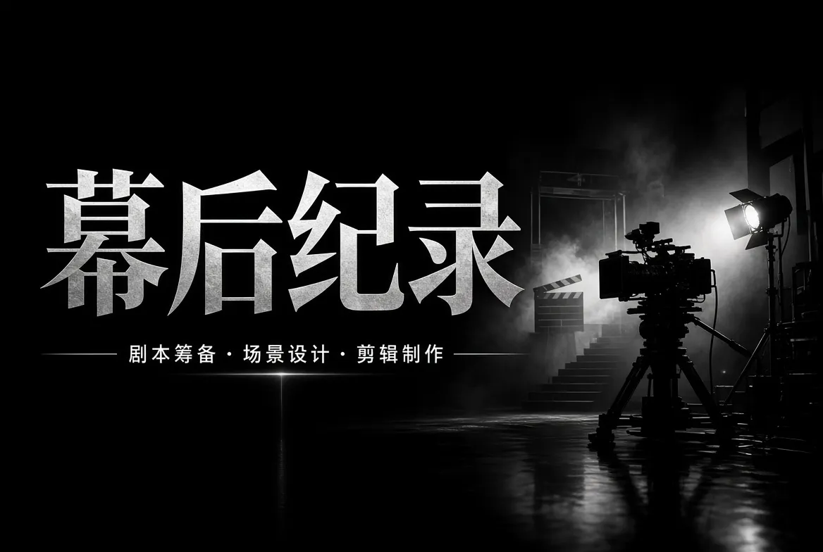 影视幕后制作主题画面